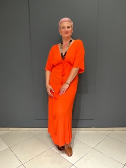 Sukienka ERRA orange