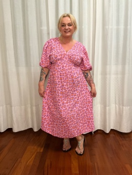 Sukienka MONIK pantera pink