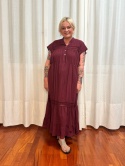 Sukienka NEAPOLI bordo
