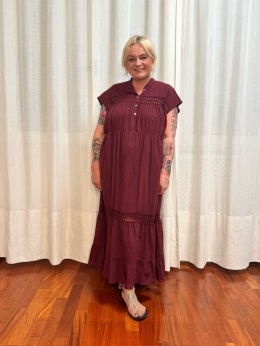 Sukienka NEAPOLI bordo