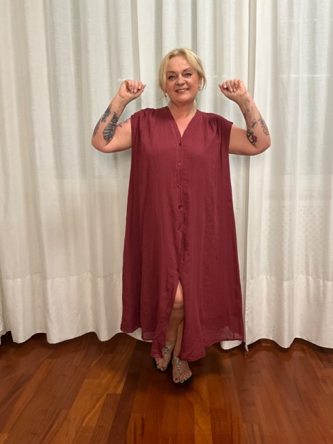 Sukienka WANDA bordo Sukienka WANDA bordo