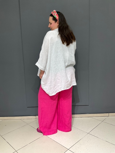 Bluzka Koszula FINA lniana white Bluzka Koszula FINA lniana white