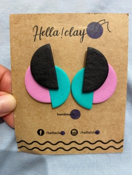 Kolczyki Hella!clay 5