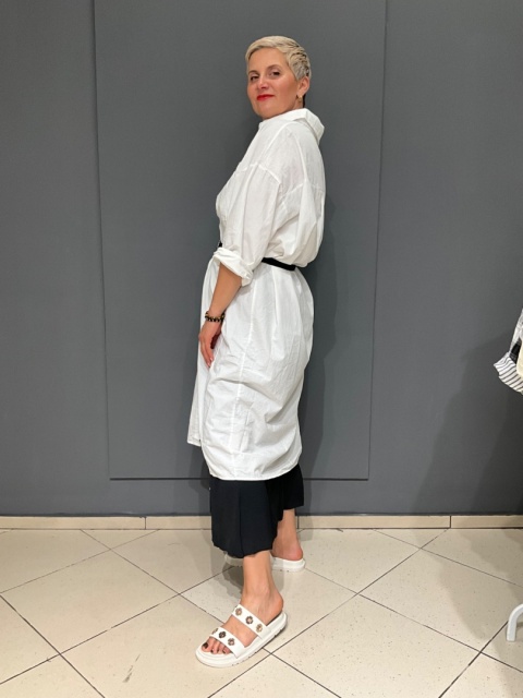 Koszula Sukienka ANITA Degrees bianco Koszula Sukienka ANITA Degrees bianco