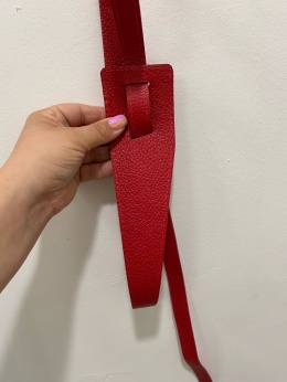 Pasek AGA camel red