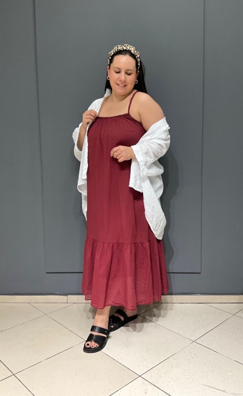 Sukienka FIORA bordo Sukienka FIORA bordo