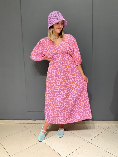 Sukienka MONIK pantera pink Sukienka MONIK pantera pink