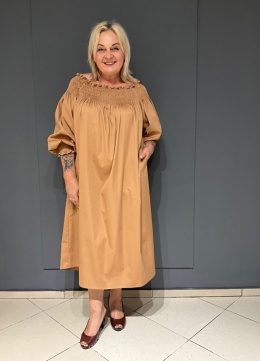 Sukienka ZYTA camel