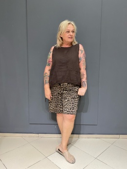 Bluzka Boni Wiya brąz
