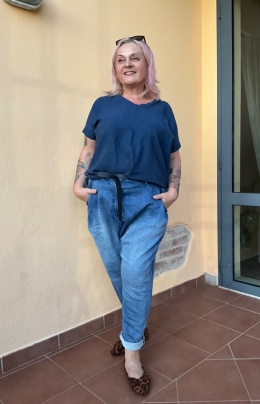 Bluzka EVA navy