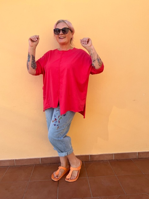 Bluzka NATA Wendy Trendy Koral Bluzka NATA Wendy Trendy Koral