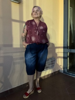 Bluzka SUNI bordo