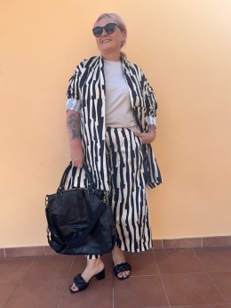 Płaszcz marynarka KELLY Wendy Trendy print