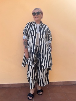 Płaszcz marynarka KELLY Wendy Trendy print