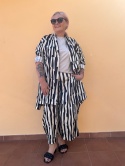 Płaszcz marynarka KELLY Wendy Trendy print