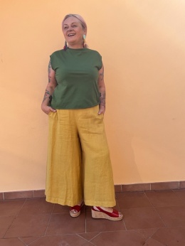 Spodnie kuloty LINO Wendy Trendy curry