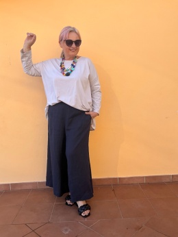Spodnie kuloty LINO Wendy Trendy navy
