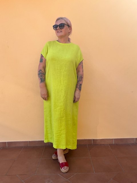 Sukienka LUCCA Wendy Trendy limon Sukienka LUCCA Wendy Trendy limon