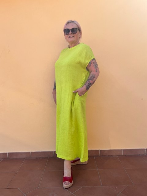 Sukienka LUCCA Wendy Trendy limon Sukienka LUCCA Wendy Trendy limon