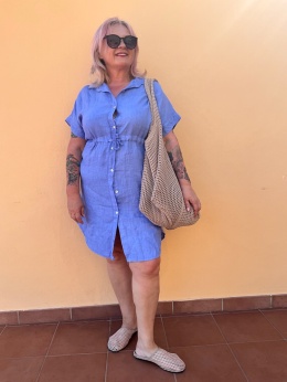 Sukienka SARA sky