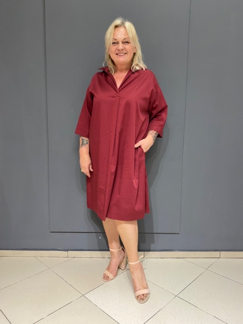 Sukienka TAMI Rivabella bordo Sukienka TAMI Rivabella bordo