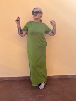 Sukienka TULA Wendy Trendy pistacja