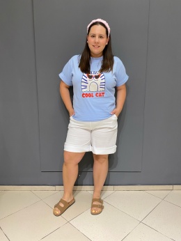 T-shirt bluzka SARDI blue