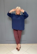 Bluzka DEZZA navy Wendy Trendy
