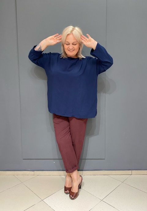 Bluzka DEZZA navy Wendy Trendy Bluzka DEZZA navy Wendy Trendy