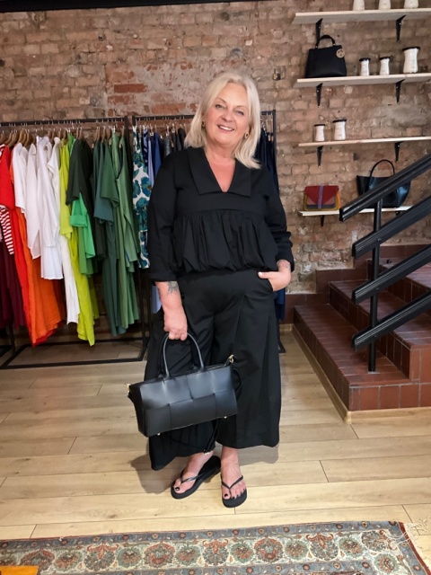 Bluzka koszula ALICANTE Wendy Trendy nero Bluzka koszula ALICANTE Wendy Trendy nero