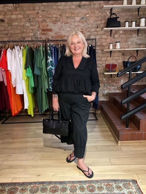 Bluzka koszula ALICANTE Wendy Trendy nero Bluzka koszula ALICANTE Wendy Trendy nero