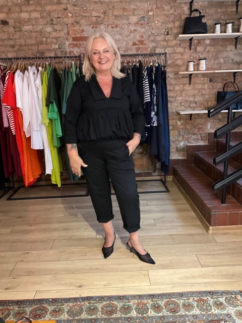Bluzka koszula ALICANTE Wendy Trendy nero Bluzka koszula ALICANTE Wendy Trendy nero