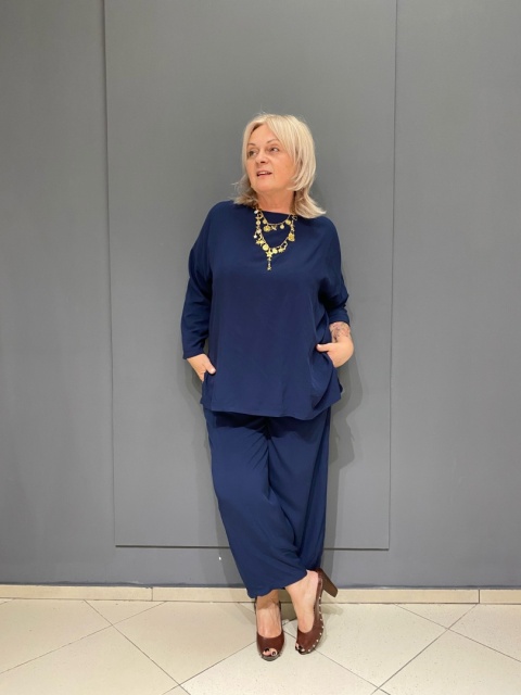 Spodnie DEZZA Wendy Trendy navy Spodnie DEZZA Wendy Trendy navy