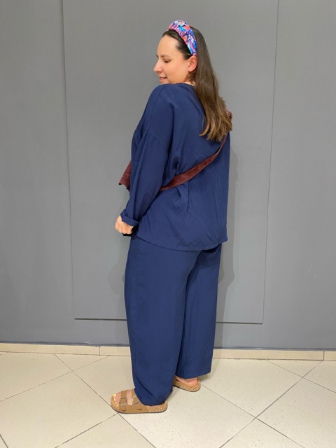 Spodnie DEZZA Wendy Trendy navy Spodnie DEZZA Wendy Trendy navy