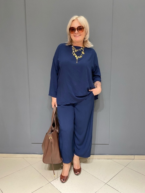 Spodnie DEZZA Wendy Trendy navy Spodnie DEZZA Wendy Trendy navy