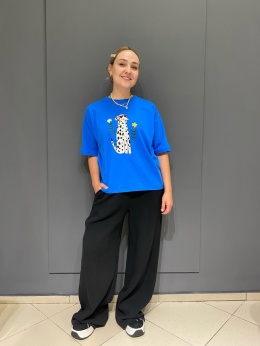 T-shirt bluzka SARDI granat