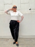 Spodnie baggy BASEL nero