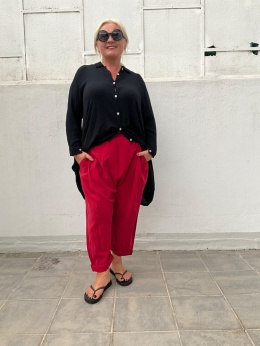 Spodnie baggy BASEL red