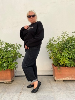 Spodnie jeansy AMALFI nero
