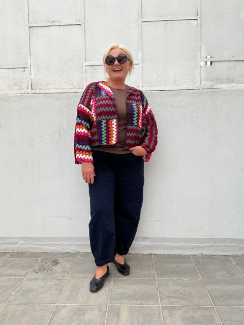 Sweter kardigan CELESTE bordo Sweter kardigan CELESTE bordo
