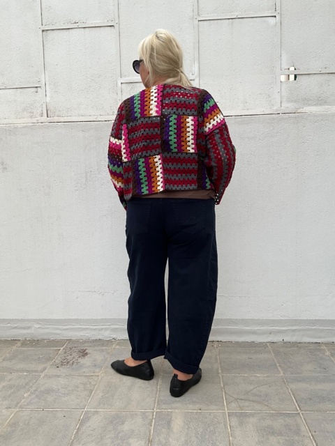 Sweter kardigan CELESTE bordo Sweter kardigan CELESTE bordo