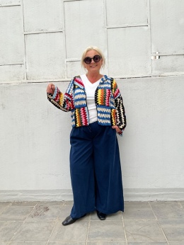 Sweter kardigan CELESTE blue