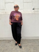 Tshirt bluzka CAPRI bordo