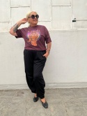 Tshirt bluzka CAPRI bordo