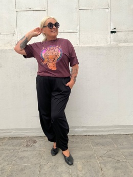 Tshirt bluzka CAPRI bordo