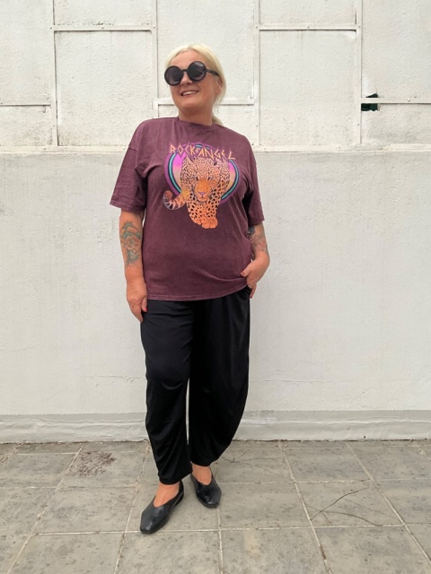 Tshirt bluzka CAPRI bordo Tshirt bluzka CAPRI bordo