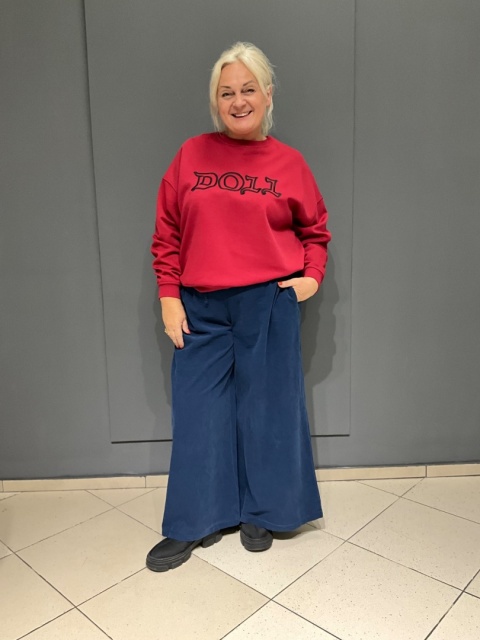 Bluza DOLL bordo Bluza DOLL bordo
