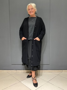 Kardigan sweter MILAN czarny