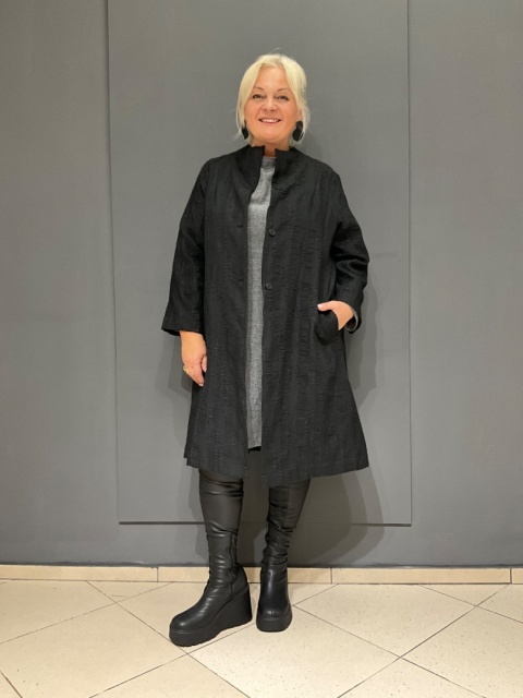 Płaszcz MAYRA Wendy Trendy nero Płaszcz MAYRA Wendy Trendy nero