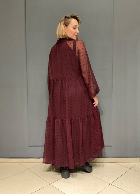 Sukienka NARA wiya bordo Sukienka NARA wiya bordo